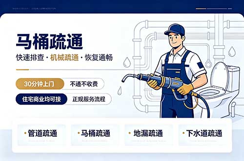 张掖马桶疏通